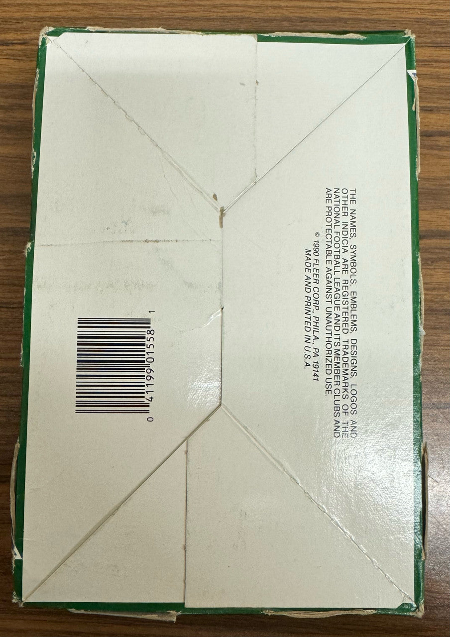1990 Fleer Football Box 36 Factory Sealed Packs