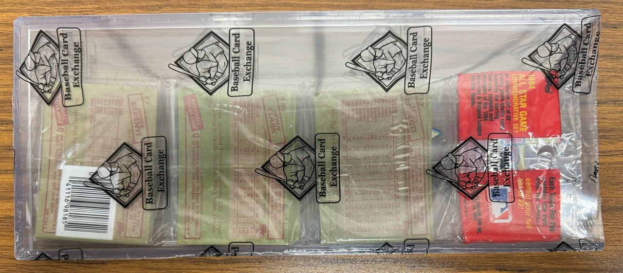 1985 Topps Baseball Rack Pack Gwynn on Top BBCE Wrapped and Sealed