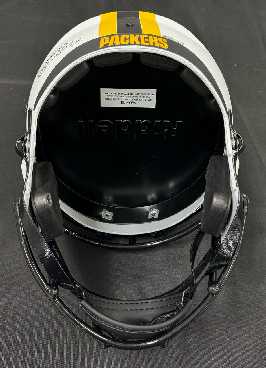Jordy Nelson Signed Autographed FS Lunar Replica Helmet Beckett
