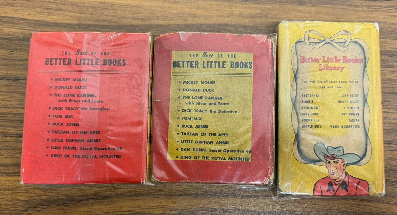Better Little Book Red Ryder Vintage Lot of 3 (B)
