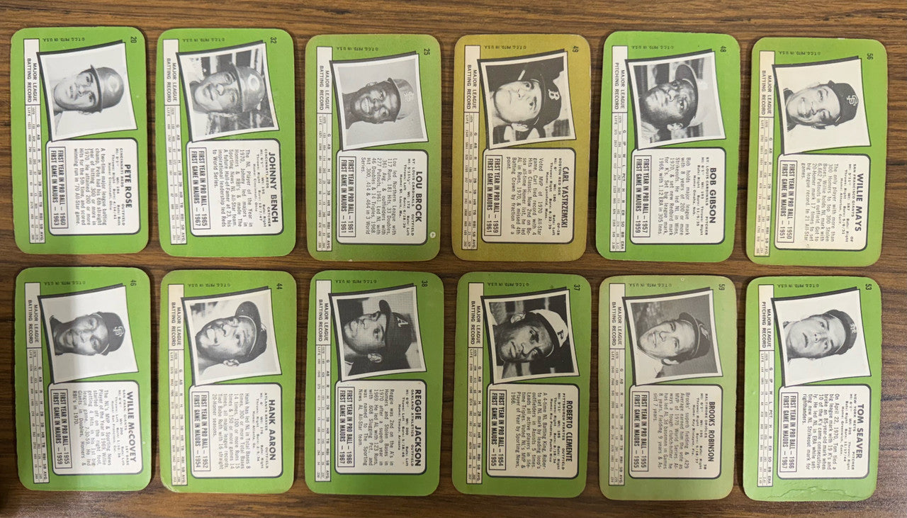 1971 Topps Baseball Super Complete Set (63) EX