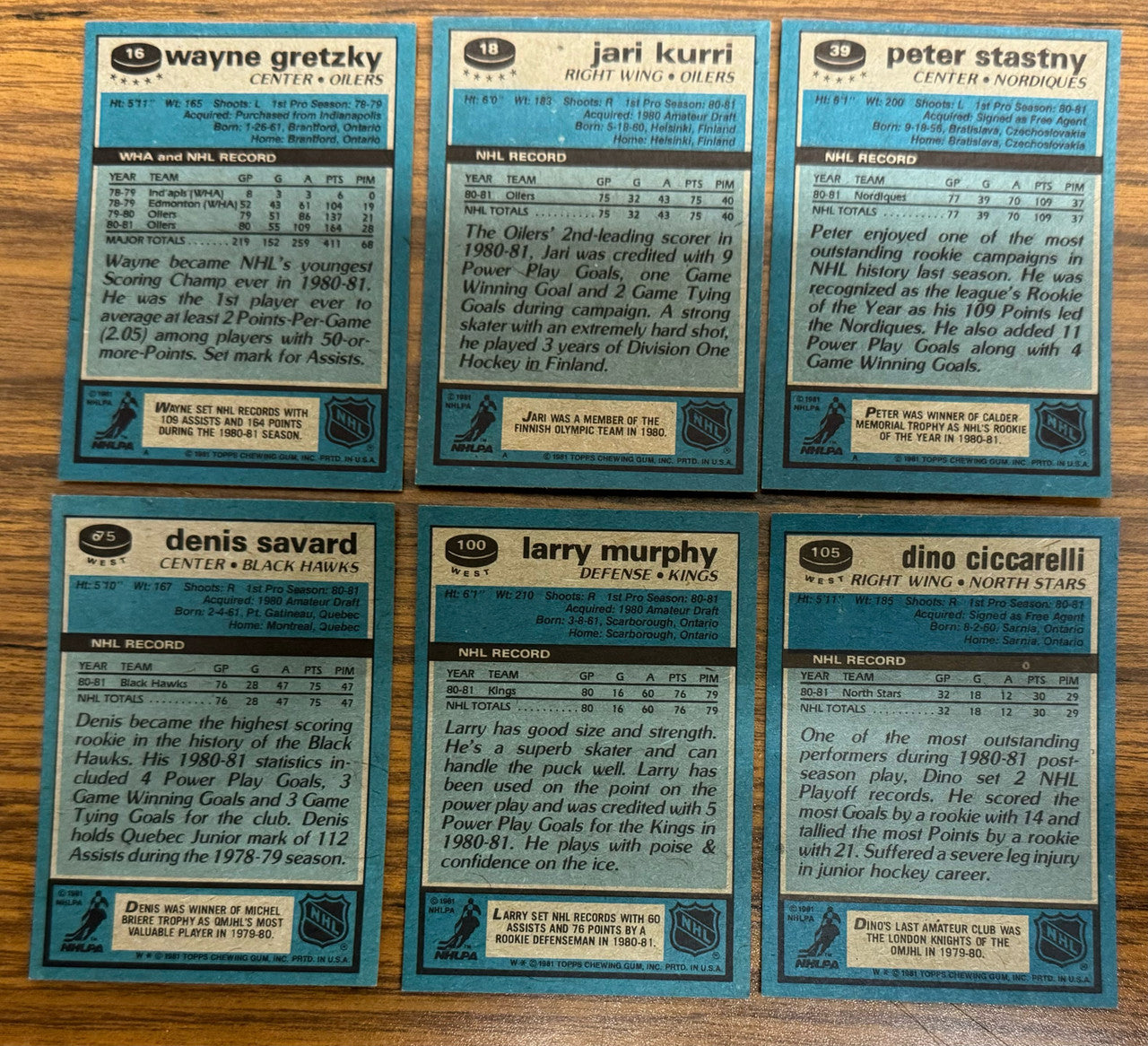 1981-82 Topps Hockey Complete Set (198) NM-MT