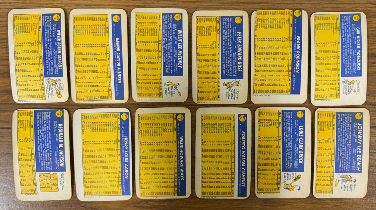 1970 Topps Baseball Super Complete Set (42) NM