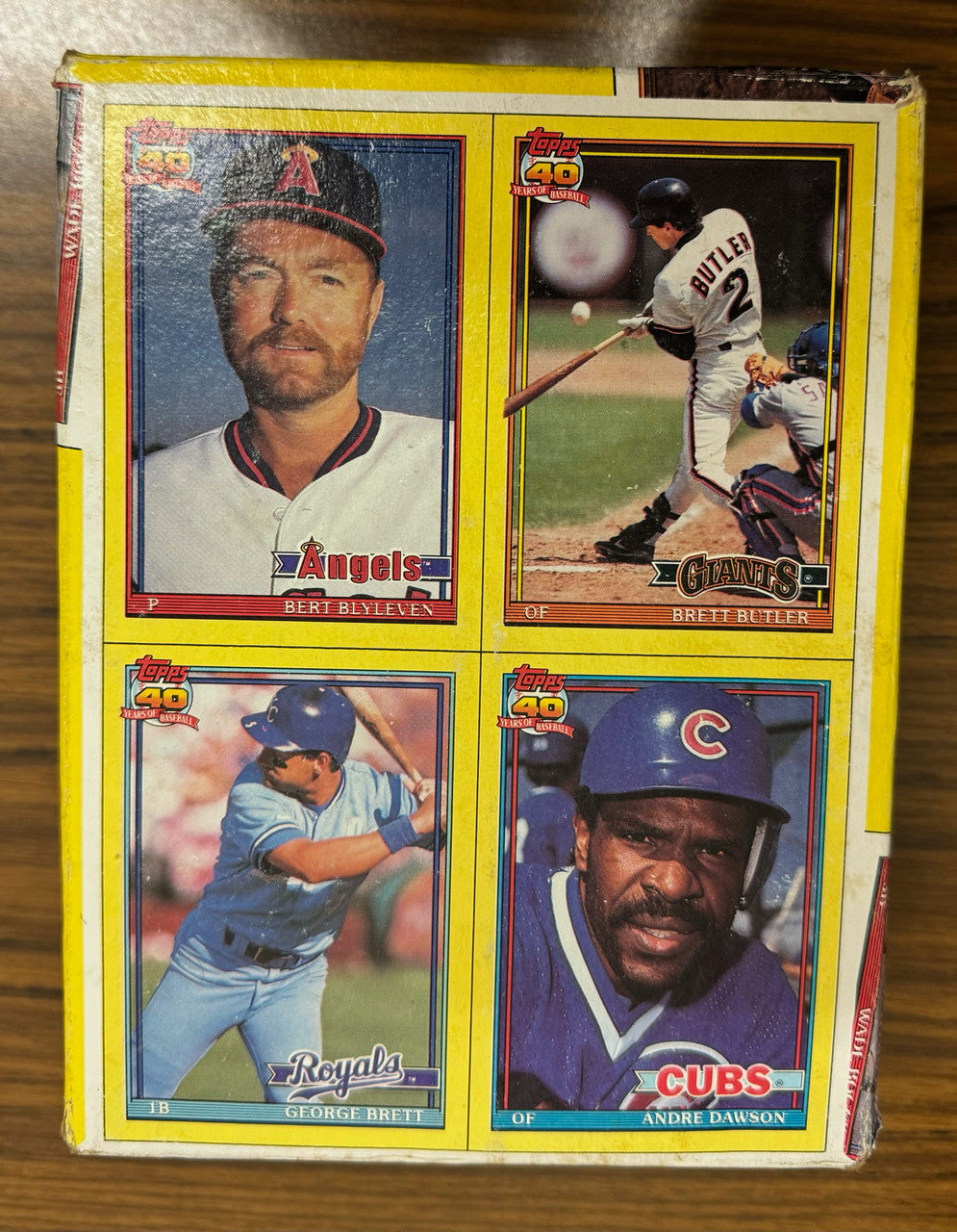 1991 Topps Baseball Wax Box 36 Factory Sealed Packs