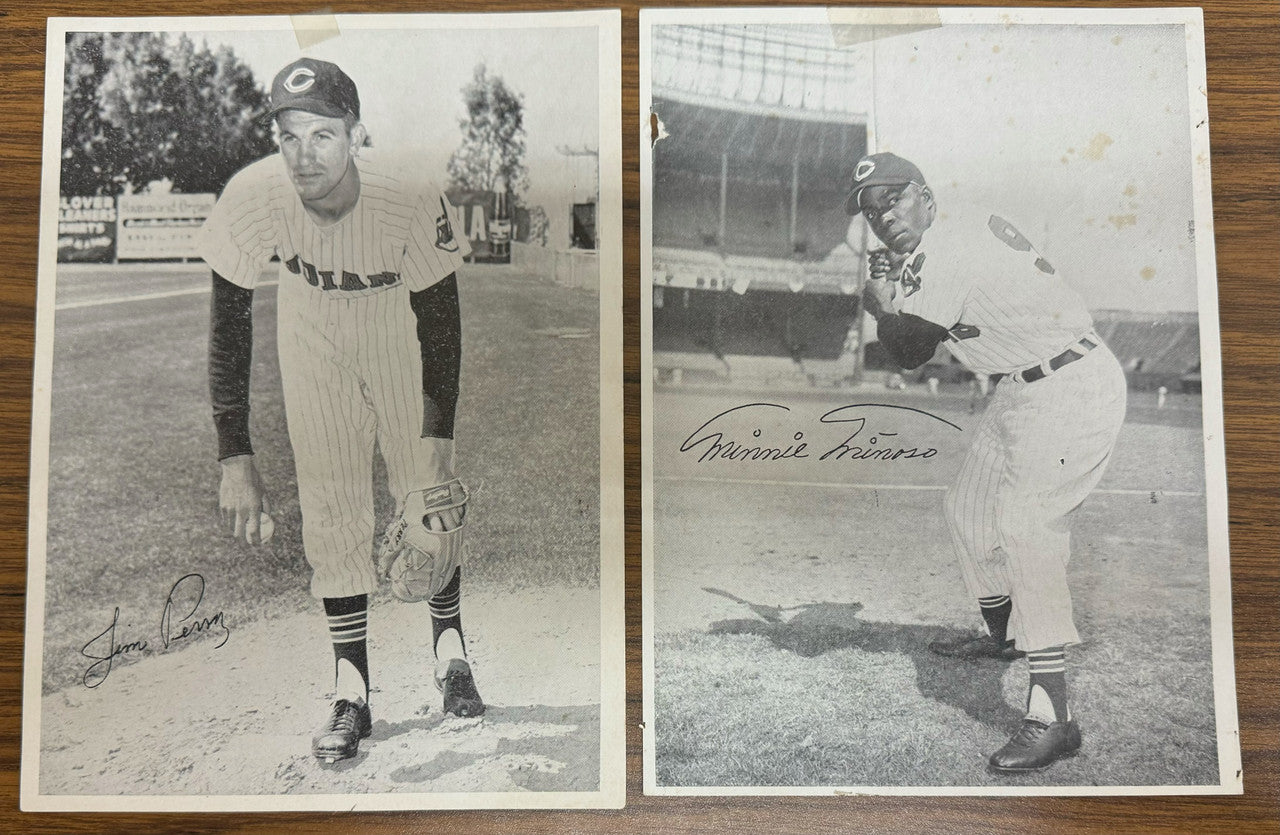 1959 Cleveland Indians Team Issue Photo Lot of 13 Colavito Martin Low Grade
