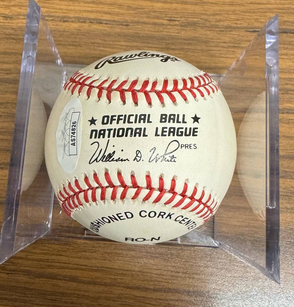 Mickey Owen Signed Autographed Rawlings ONL Baseball JSA