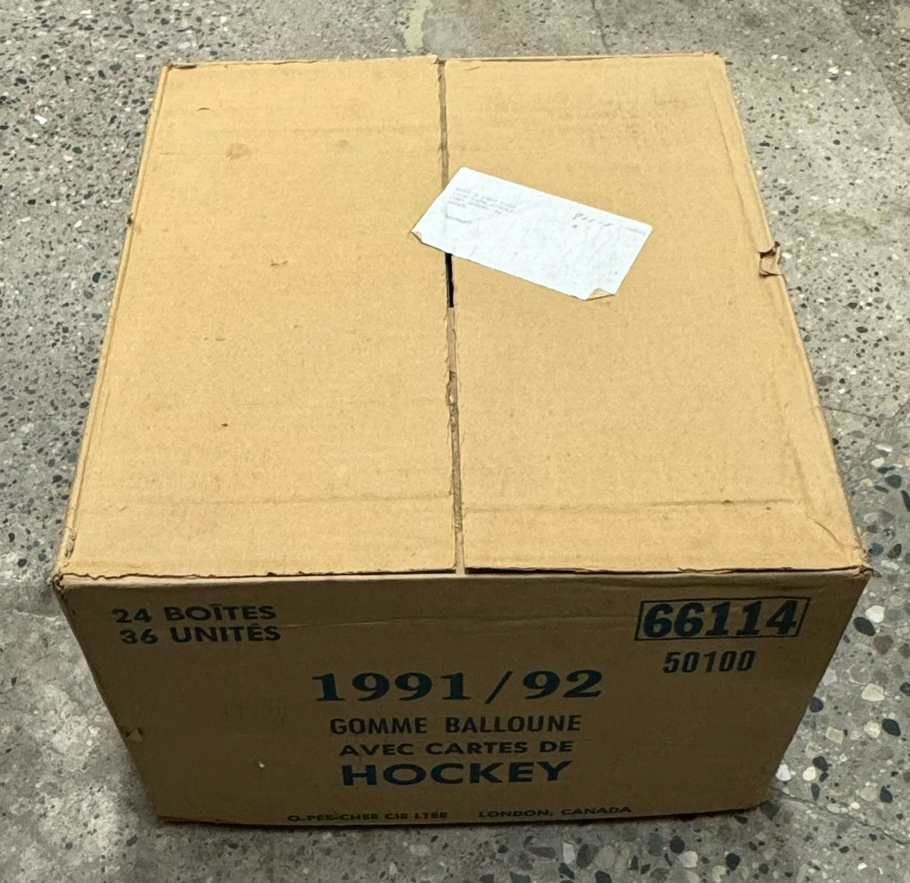 1991-92 OPC O-Pee-Chee Hockey Wax Case Sealed
