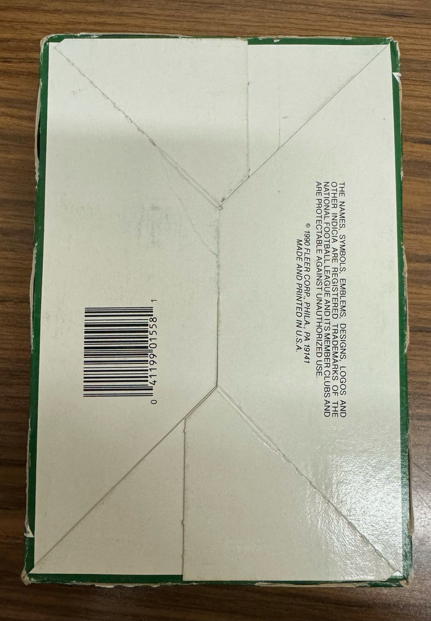 1990 Fleer Football Box w/ 35 Factory Sealed Packs