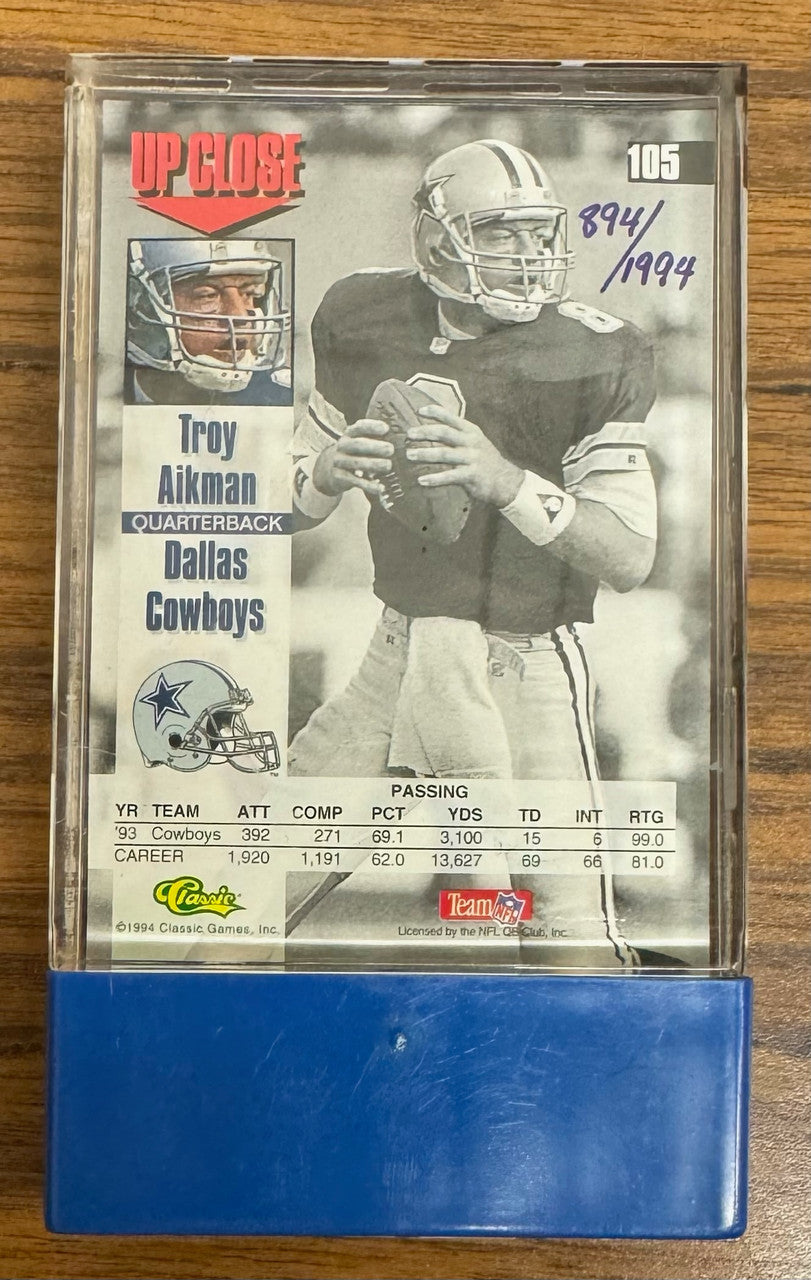 1994 Classic Images Troy Aikman #105 Auto /1994