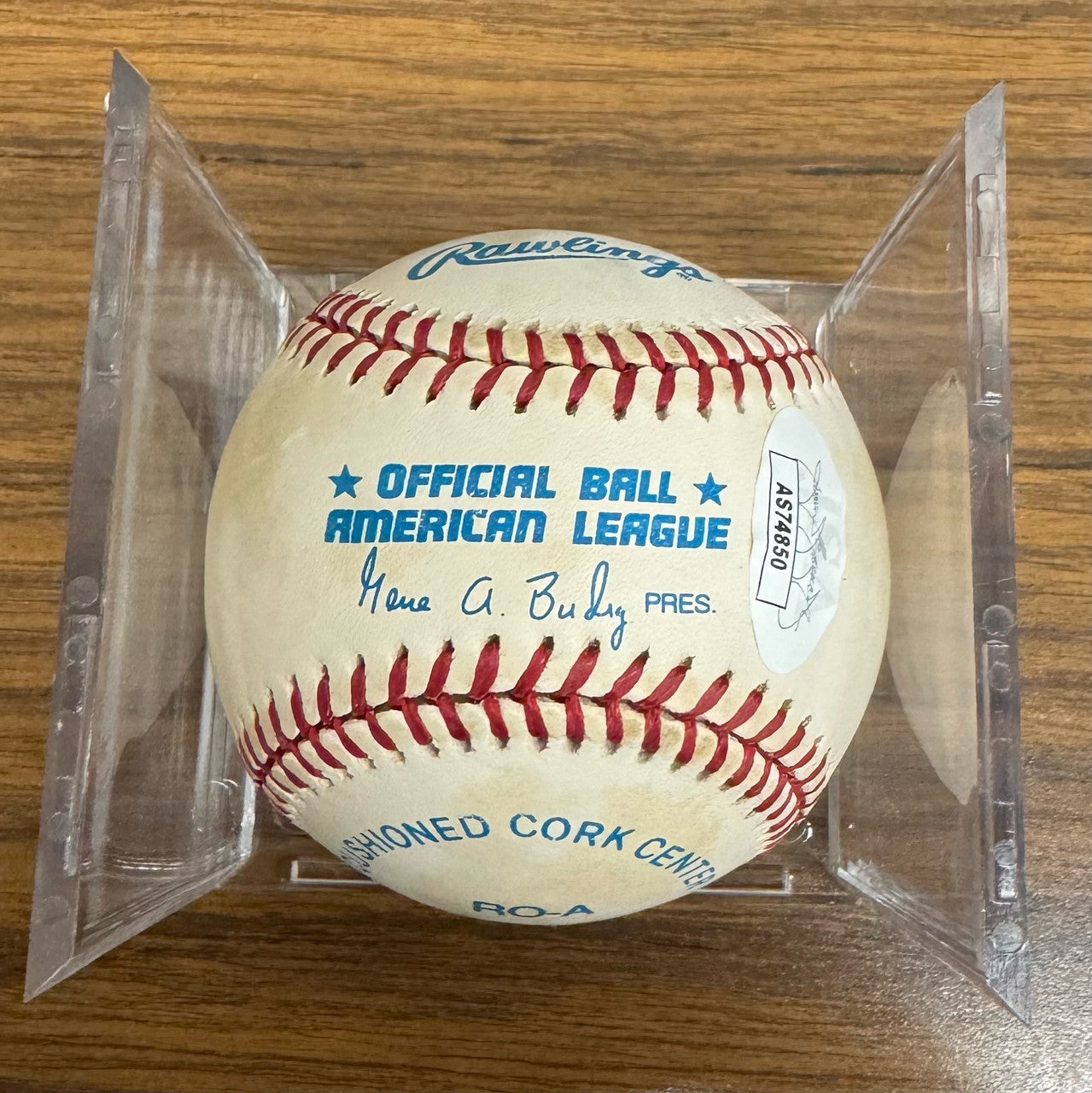 Pete Gray Signed Autographed Rawlings OAL Baseball JSA