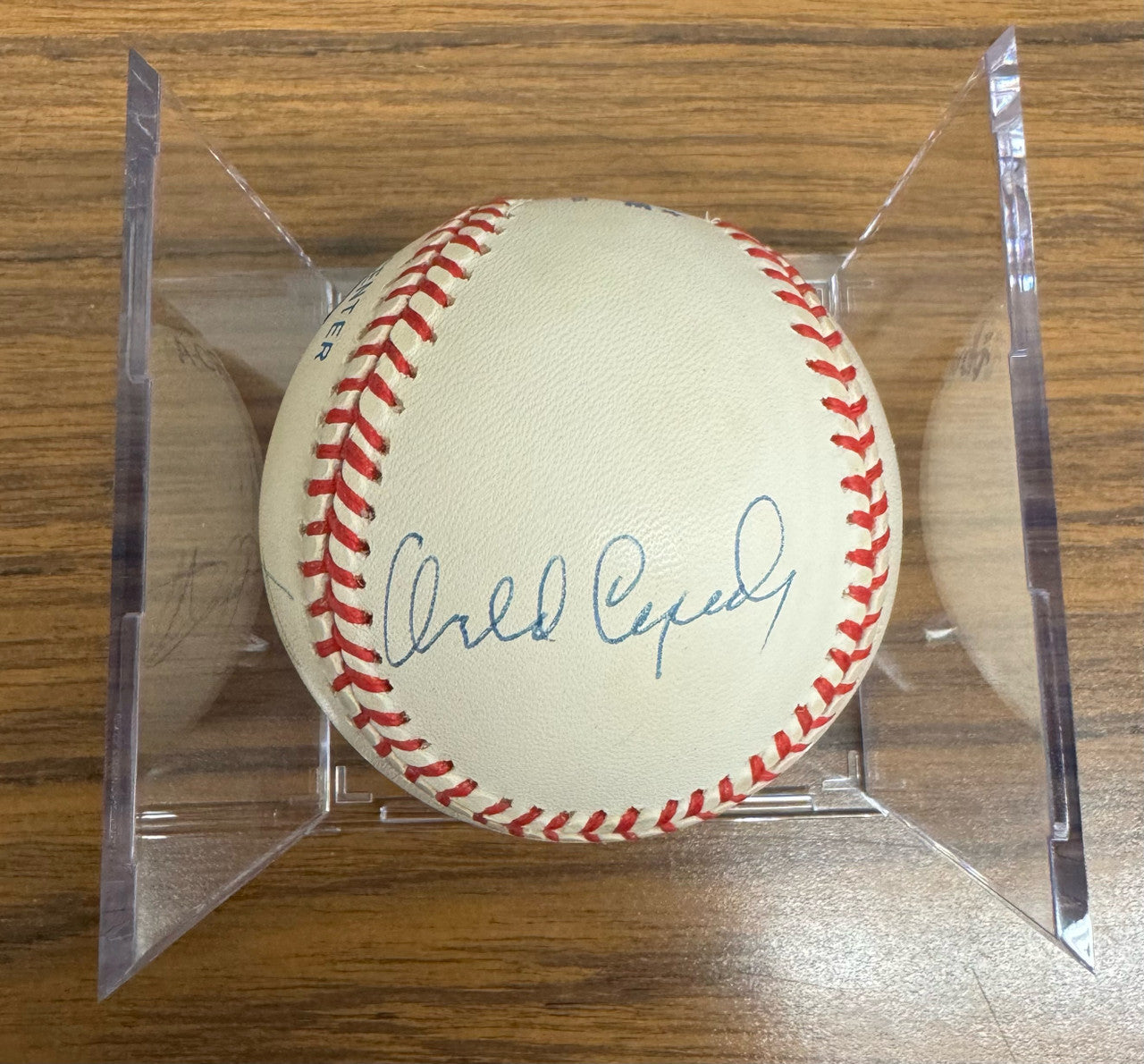 Ryan/Brett/Yount/Cepeda HOF Class of 1999 Signed Autographed OAL Baseball JSA