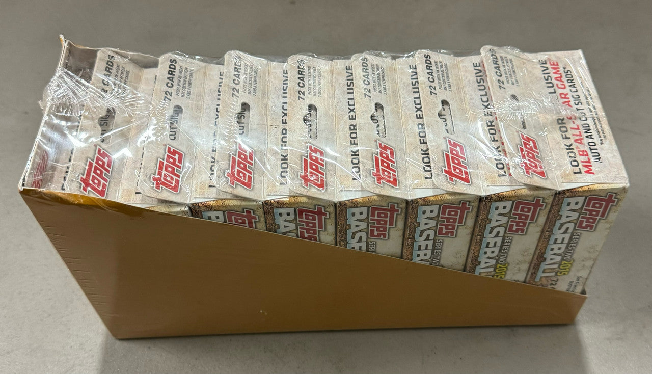 2015 Topps Baseball Series 2 Retail Hanger 8-Box Case Factory Sealed