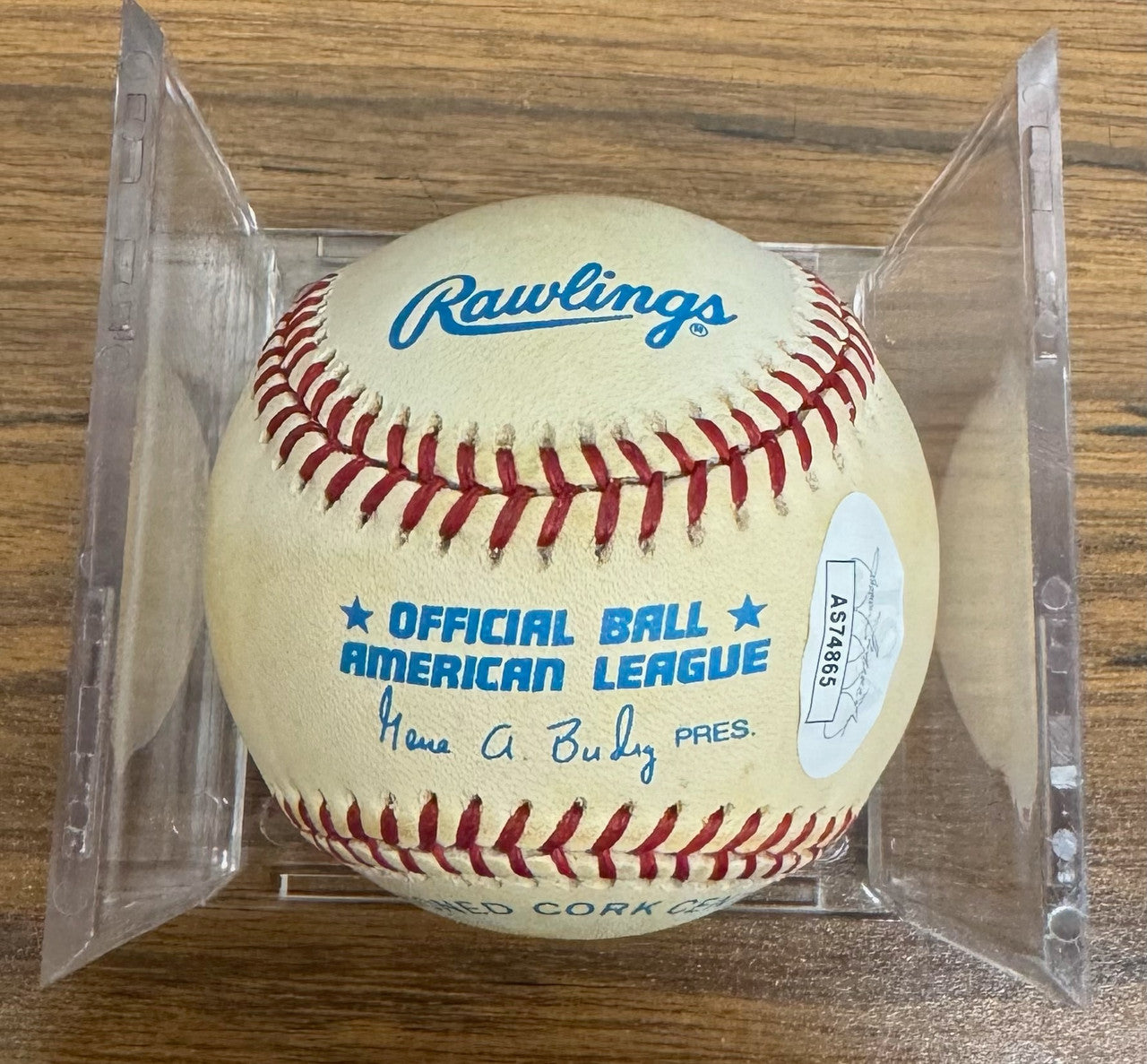 Art Houtteman Signed Autographed Rawlings OAL Baseball JSA