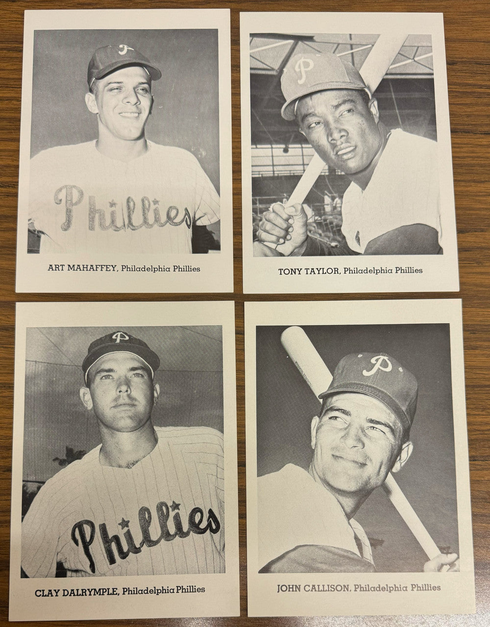 1960s Jay Publishing Philadelphia Phillies Picture Pack Set (12) in Envelope NM
