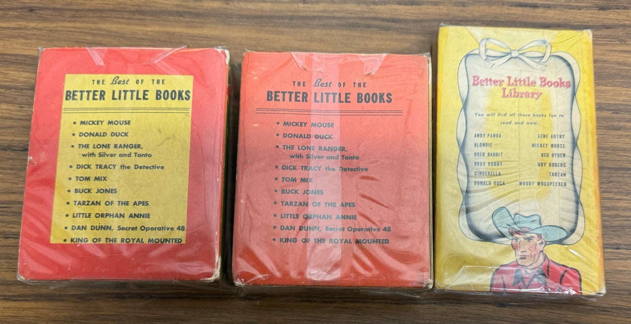 Better Little Book Red Ryder Vintage Lot of 3 (A)