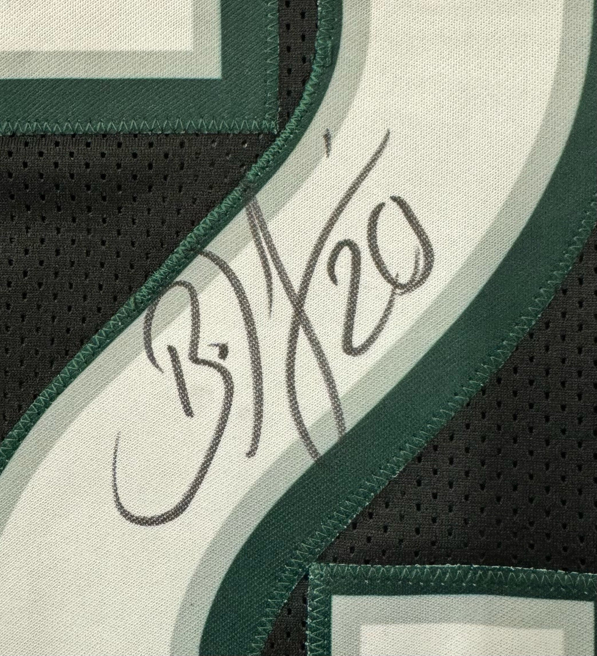 Brian Dawkins Signed Autographed Eagles Custom Jersey BAS