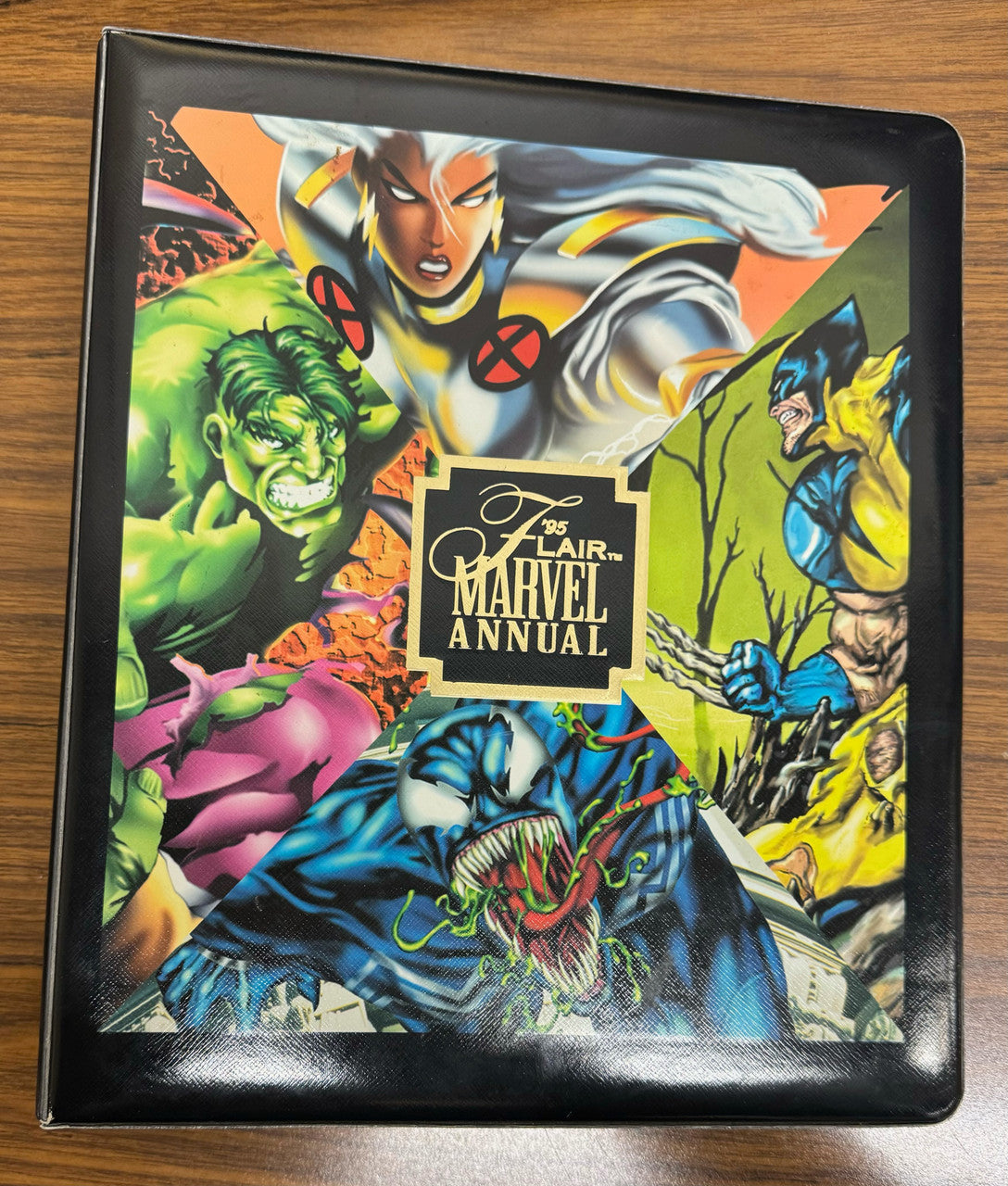 1995 Flair Marvel Annual Binder New Sealed w/ Extra Binder + 67/150 Base Cards