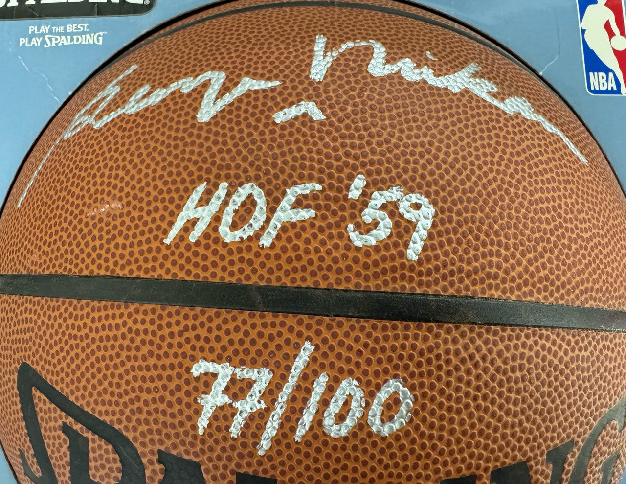 George Mikan Signed Autographed Spalding Basketball HOF Inscribed /100