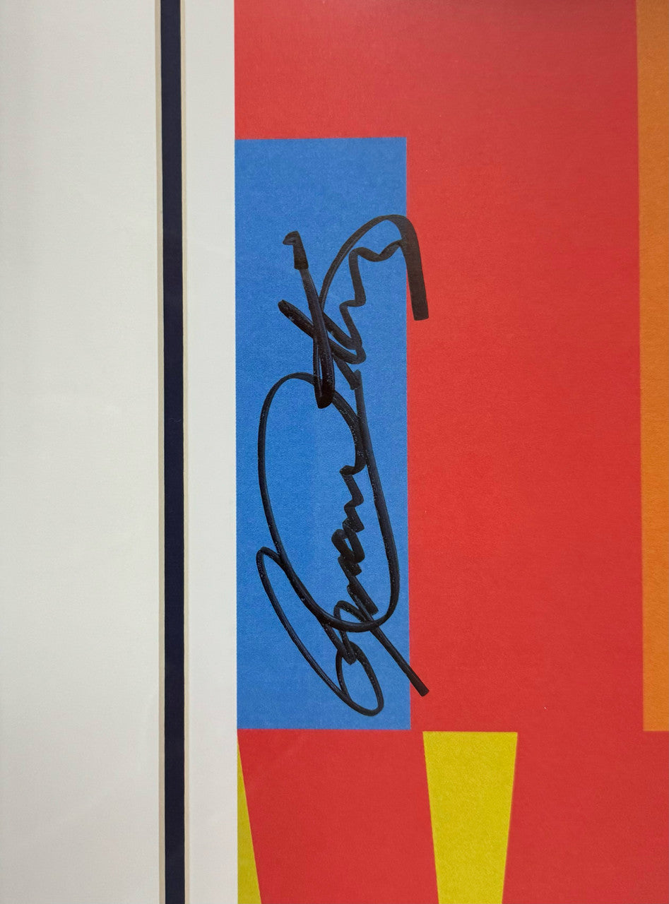 The Who Pete Townshend Roger Daltrey Signed Autographed Tour Poster Framed BAS