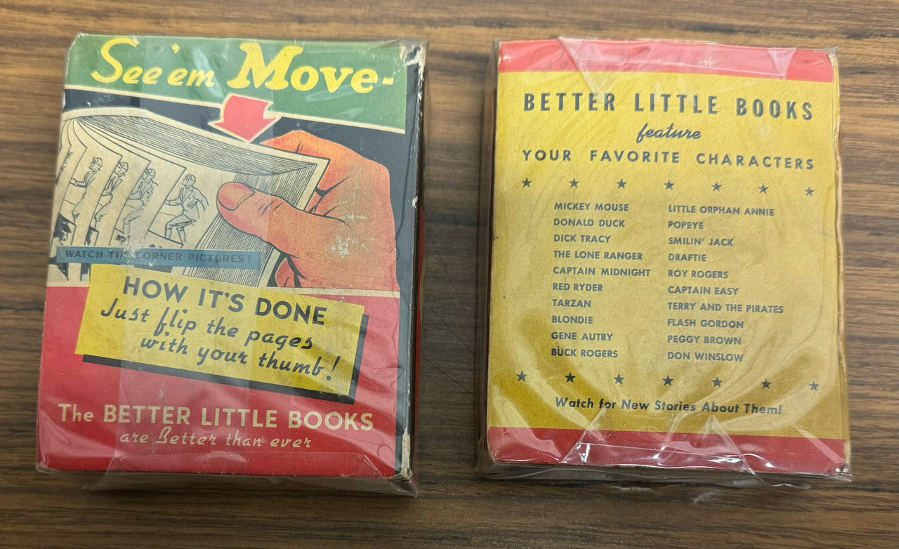 Peggy Brown Better Little Books Lot of 2 Mystery Basket Jewel of Fire
