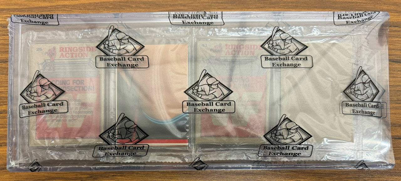 1985 Topps WWF Wrestling Rack Pack Hogan RC #1 on Top BBCE Wrapped Sealed