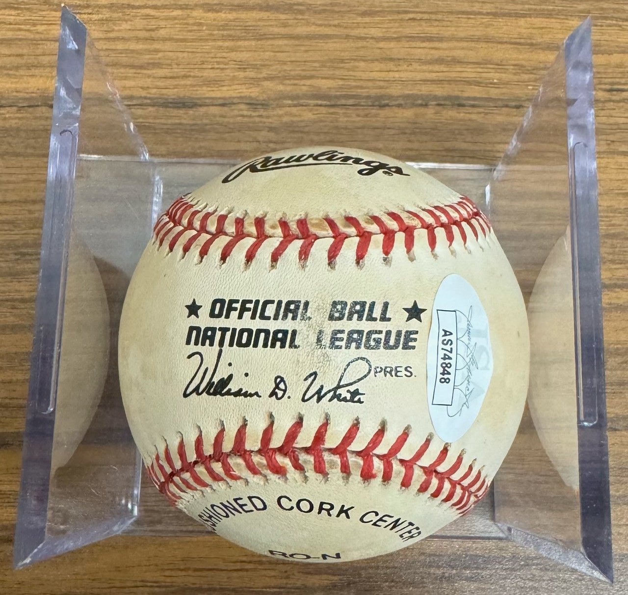 Buck O'Neil Signed Autographed Rawlings ONL Baseball JSA