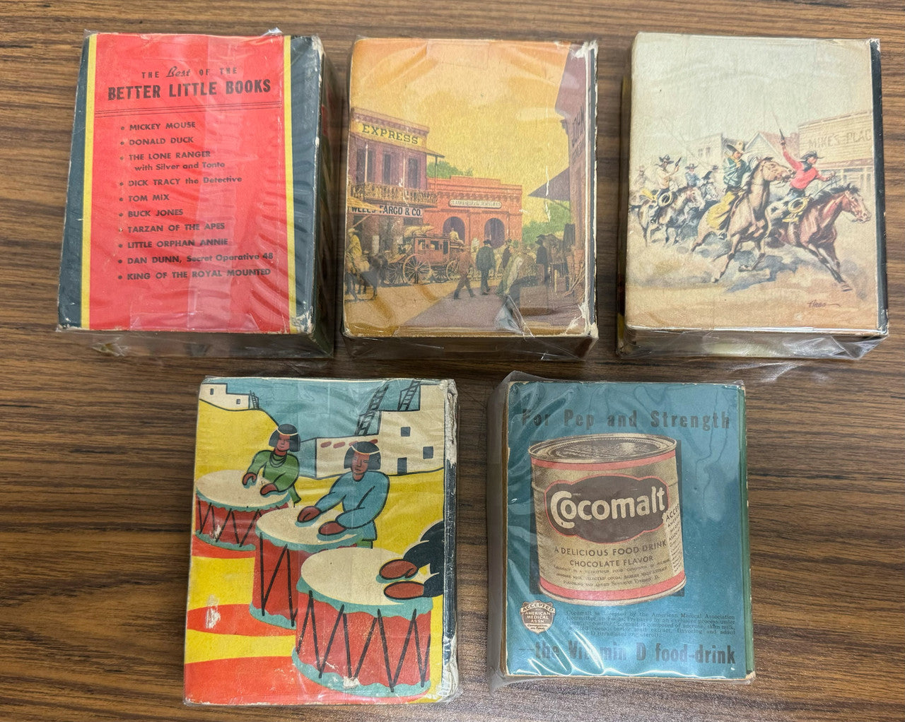 Western Big/Better Little Book Lot of 5 The Texas Ranger Soft Cover Cocomalt