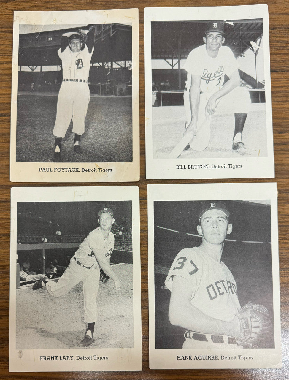 1960s Jay Publishing Detroit Tigers Picture Pack Lot of 13 Low Grade