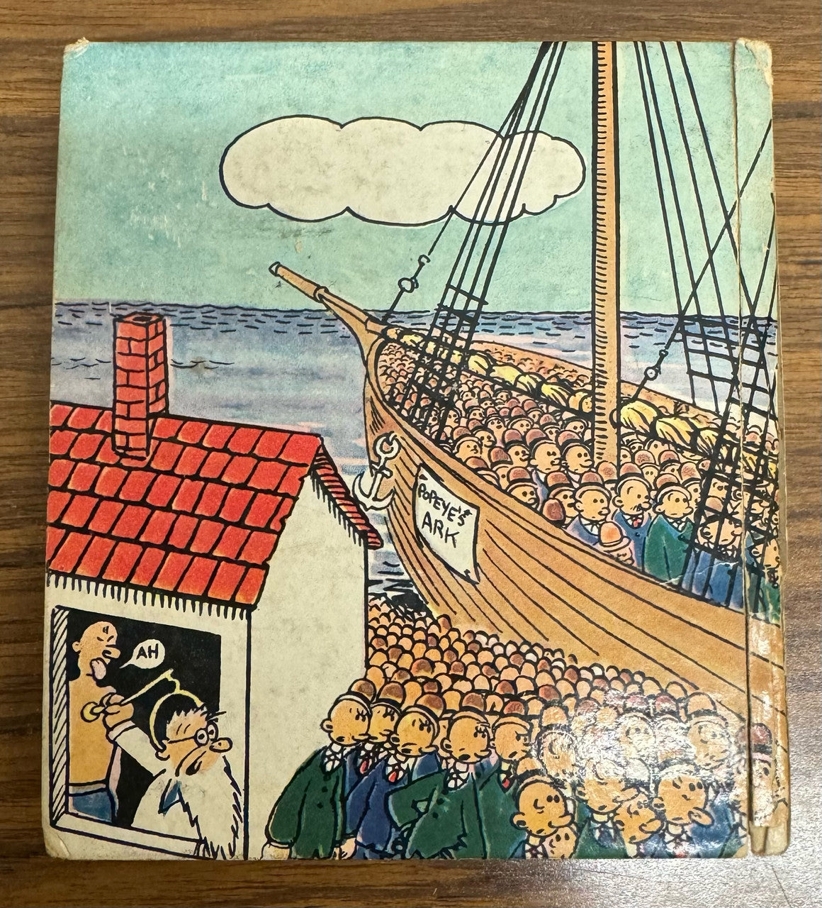 1936 Popeye's Ark Big Little Book Hardcover