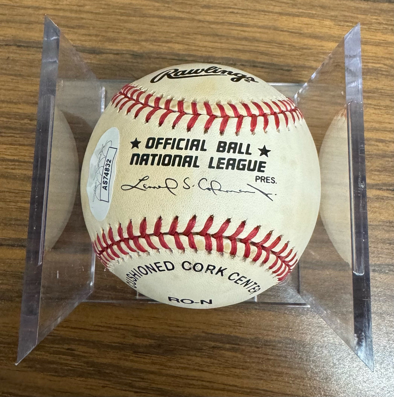 Phil Cavarretta Signed Autographed Rawlings ONL Baseball MVP Inscription JSA