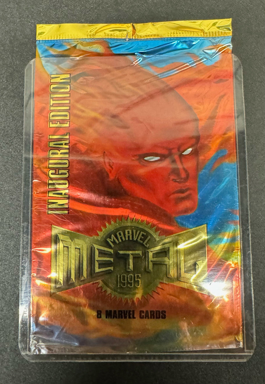 1995 Marvel Metal Inaugural Edition Complete Set in Album W/ Subsets + Extras