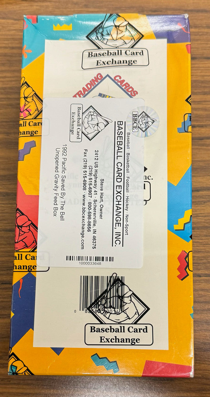 1992 Pacific Saved By The Bell Gravity Feed Box BBCE Wrapped and Sealed