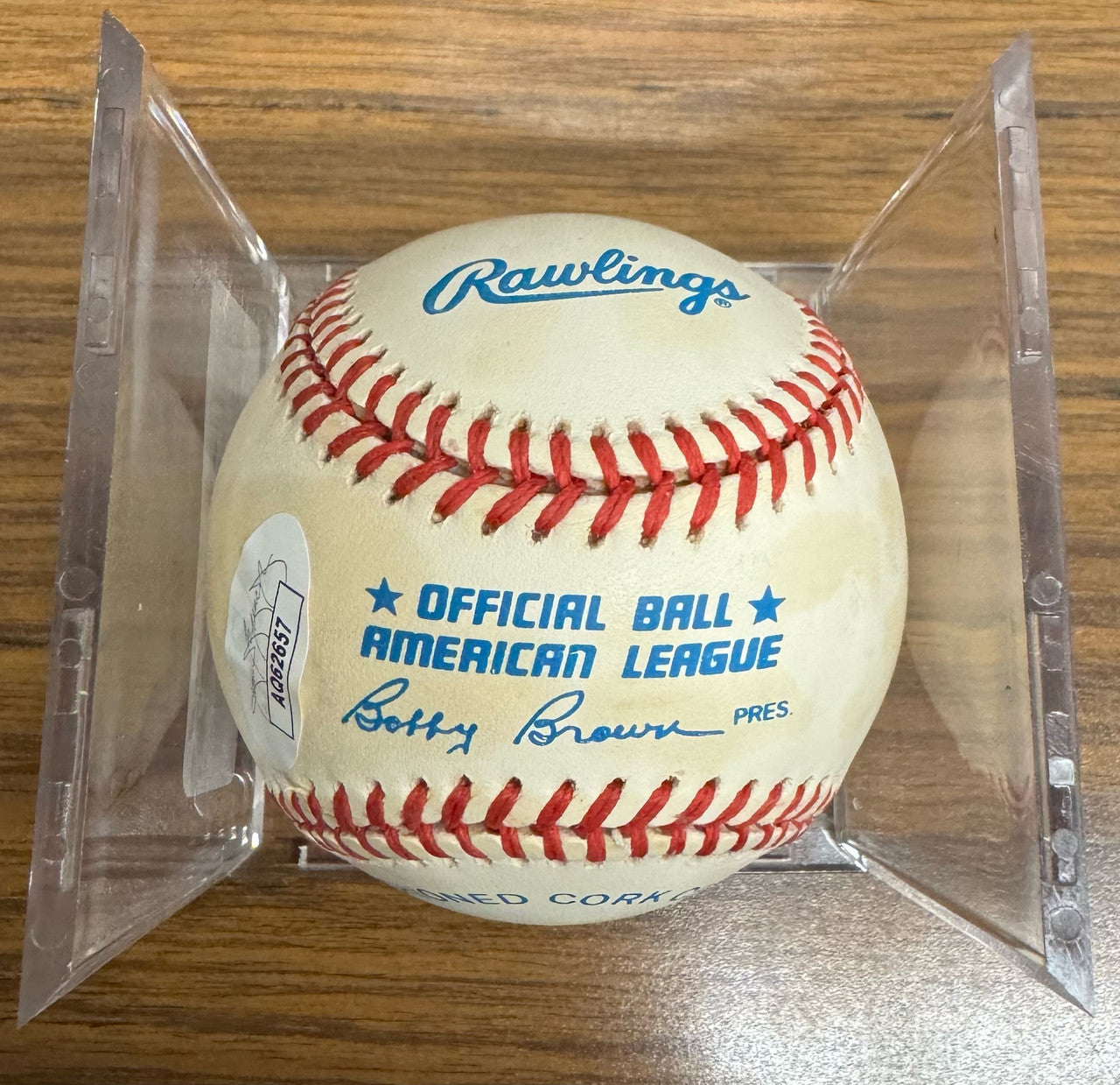 Lou Whitaker Signed Autographed Rawlings OMLB Baseball JSA