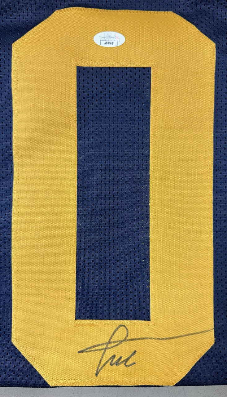 Mike Sainristil Signed Autographed Custom Michigan Jersey JSA