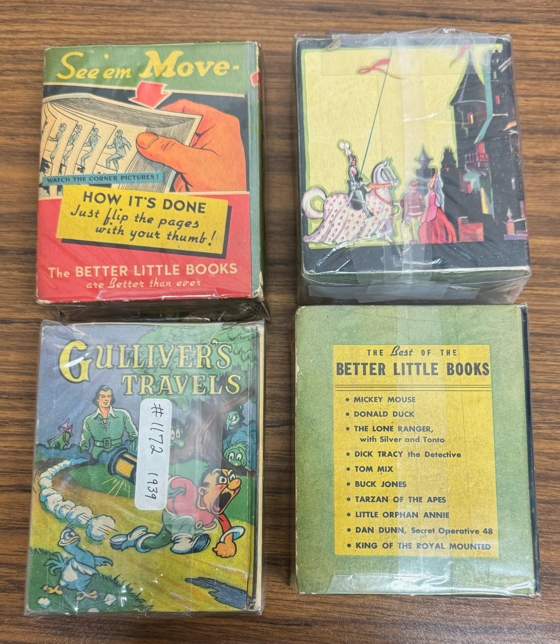 Big/Better Little Book Lot of 4 Gulliver's Travels Peggy Brown