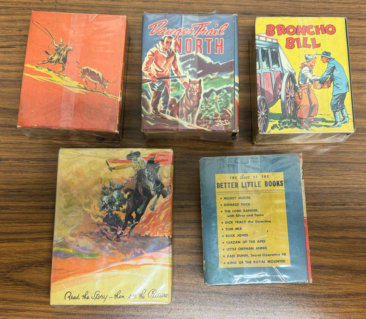 Big/Better Little Book 5 Star Library Lot of 5 Danger Trail North Texas Ranger