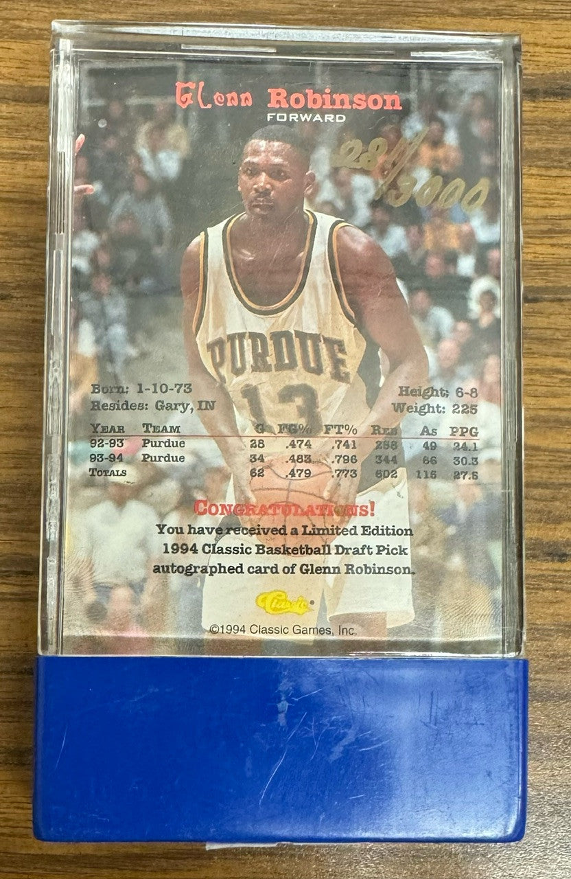 1994 Classic Draft Glenn Robinson Gold Auto /3000