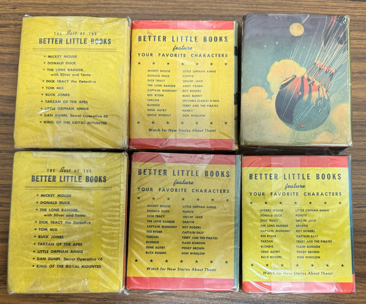 Smilin' Jack Big/Better Little Book Vintage Lot of 6