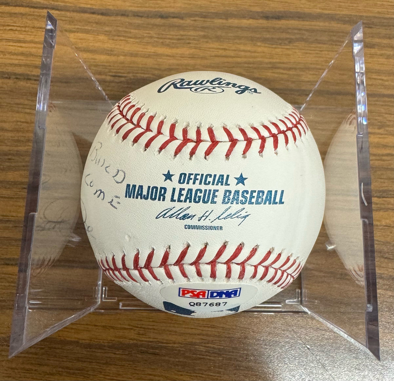 Pete Rose Signed Autographed Rawlings OMLB Baseball Build It Inscription PSA