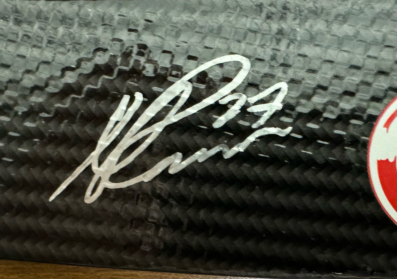 Michael Rasmussen Signed Autographed RBK Stick Blade Red Wings JSA