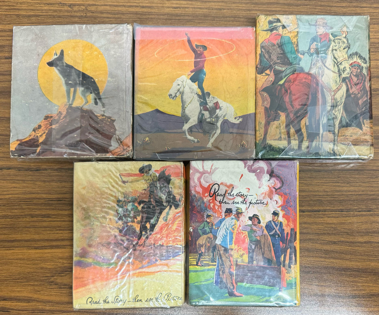 Big Little Books Cowboy/Western Lot of 5 Five Star Lynn