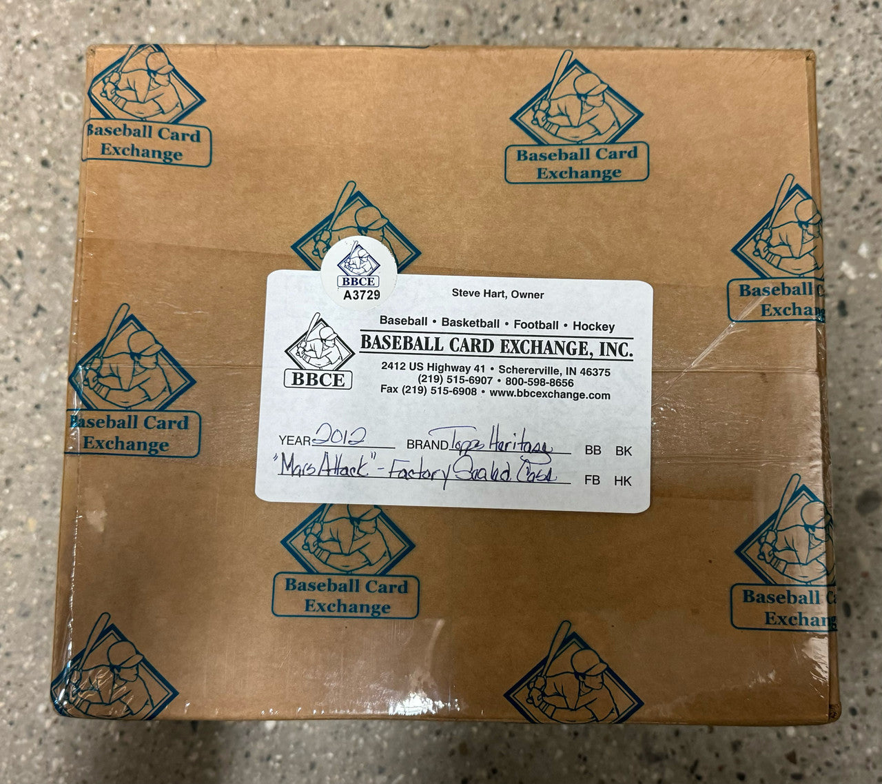 2012 Topps Heritage Mars Attacks 8-Box Hobby Case Factory Sealed BBCE