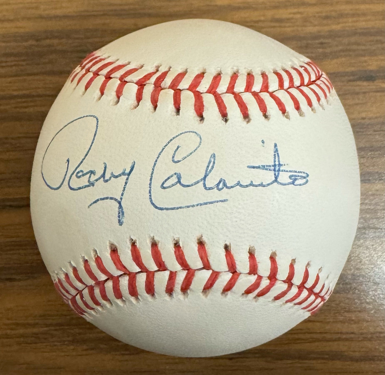 Rocky Colavito Signed Autographed Baseball JSA w/ Card Display