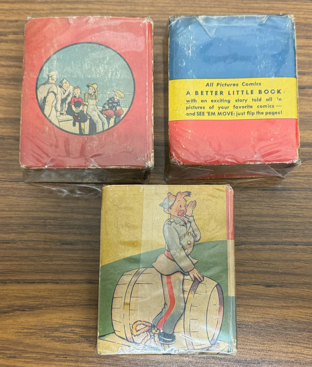 Skeezix Big Little Books Lot of 3 Comics Military Academy Africa