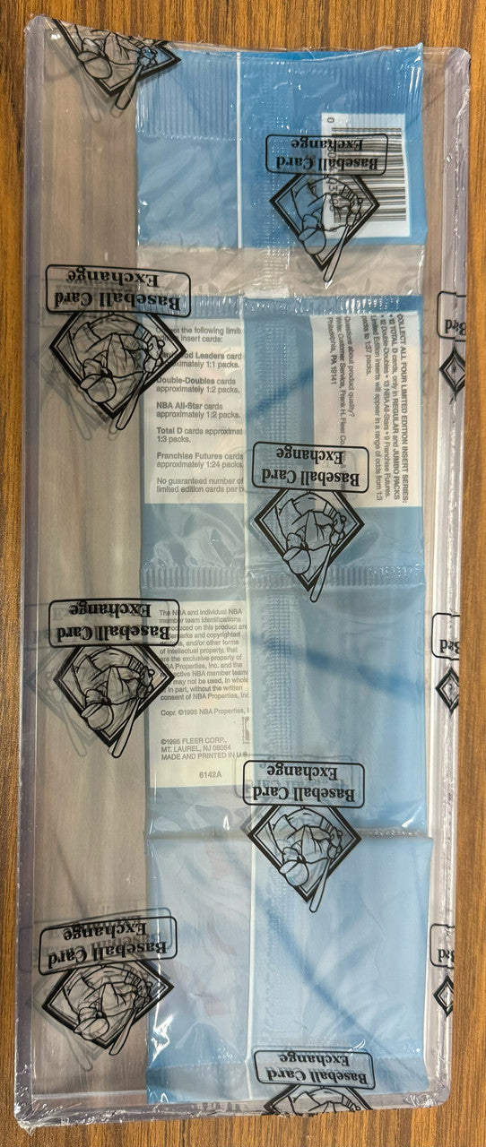 1995-96 Fleer Basketball Series 1 Rack Pack BBCE Wrapped and Sealed