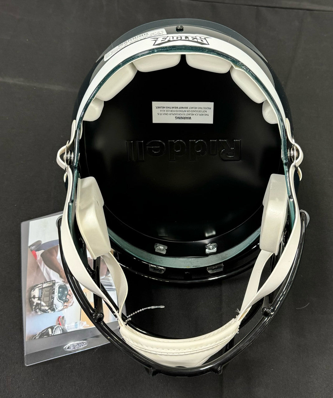 LeSean McCoy Signed Autographed FS Replica Helmet JSA