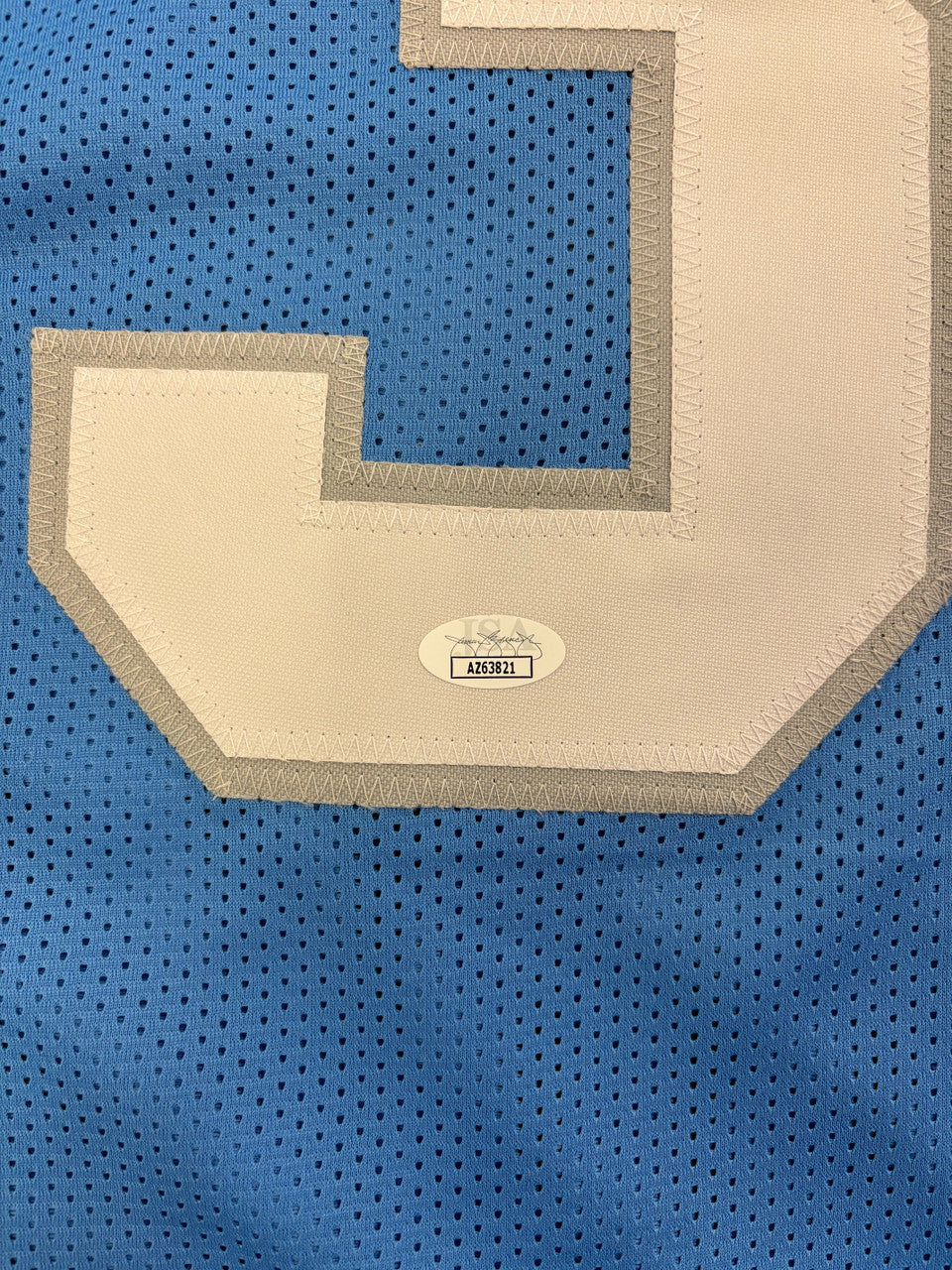 Jake Bates Signed Autographed Inscribed Custom Lions Jersey Blue JSA