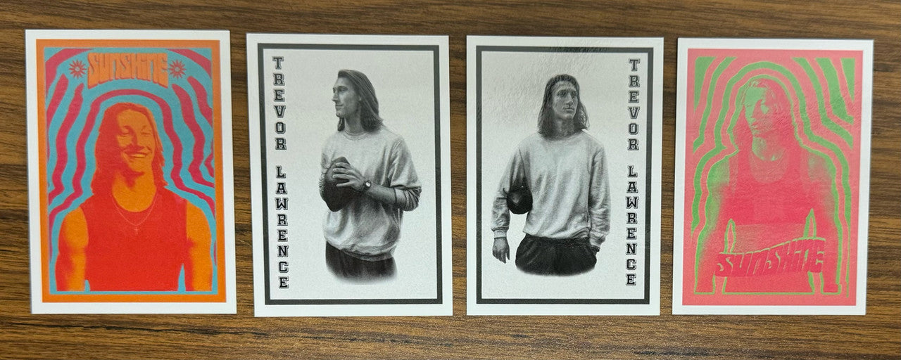 2021 Topps X Trevor Lawrence Near Complete Set 46/50