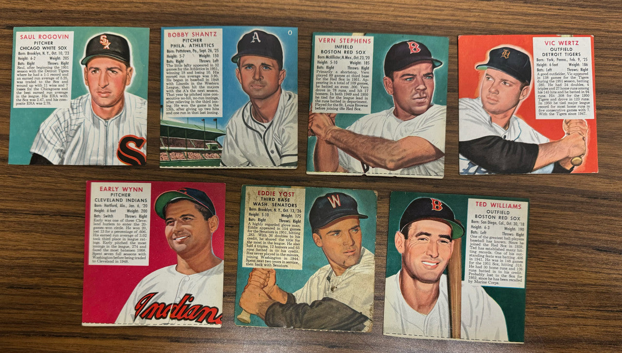 1952 Red Man Baseball Near Complete Set 47/52 incl. 5 w/ Tabs Low Grade