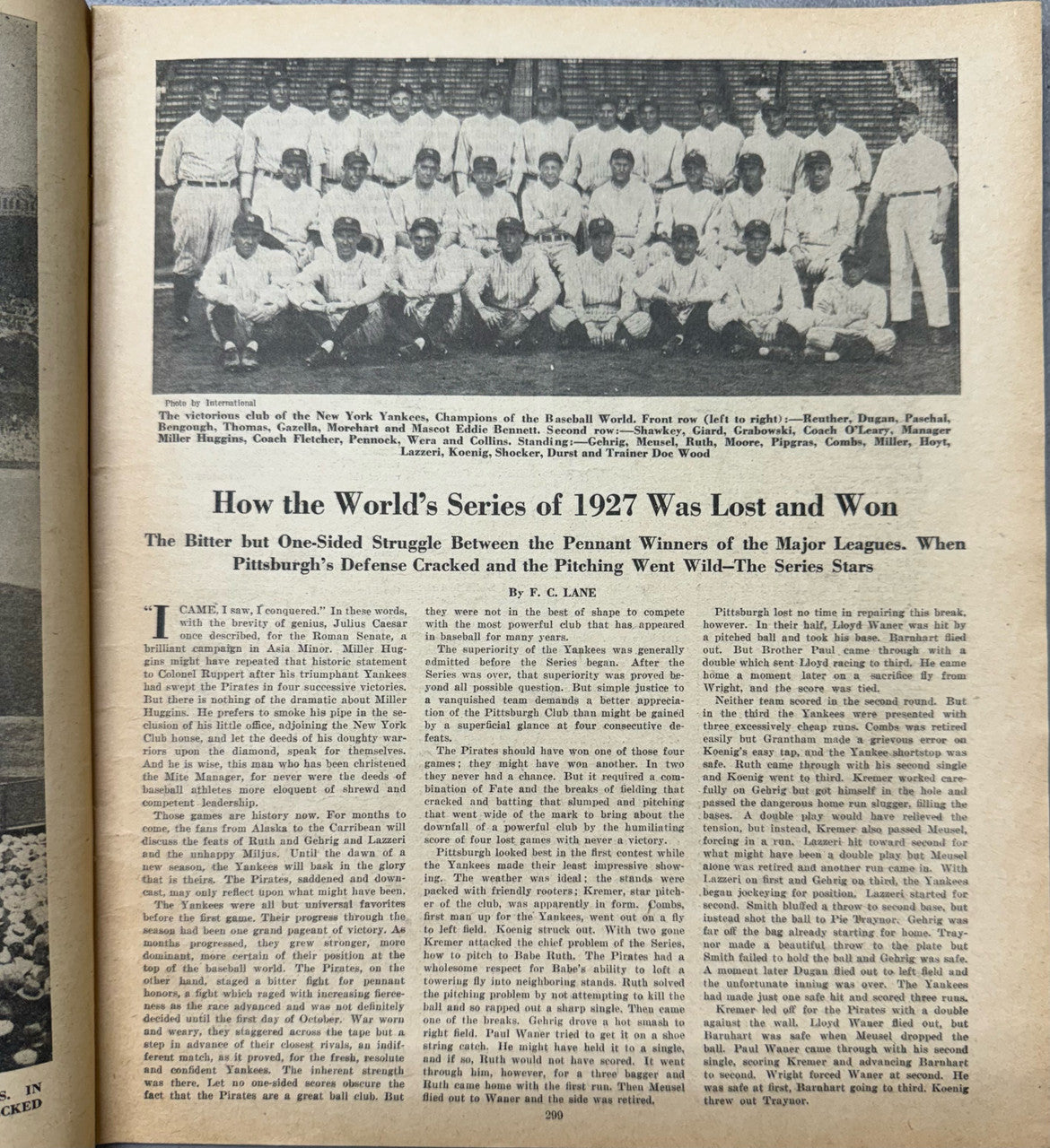 1927-1930 Baseball Magazine Lot of 30 (No Covers or Backs)